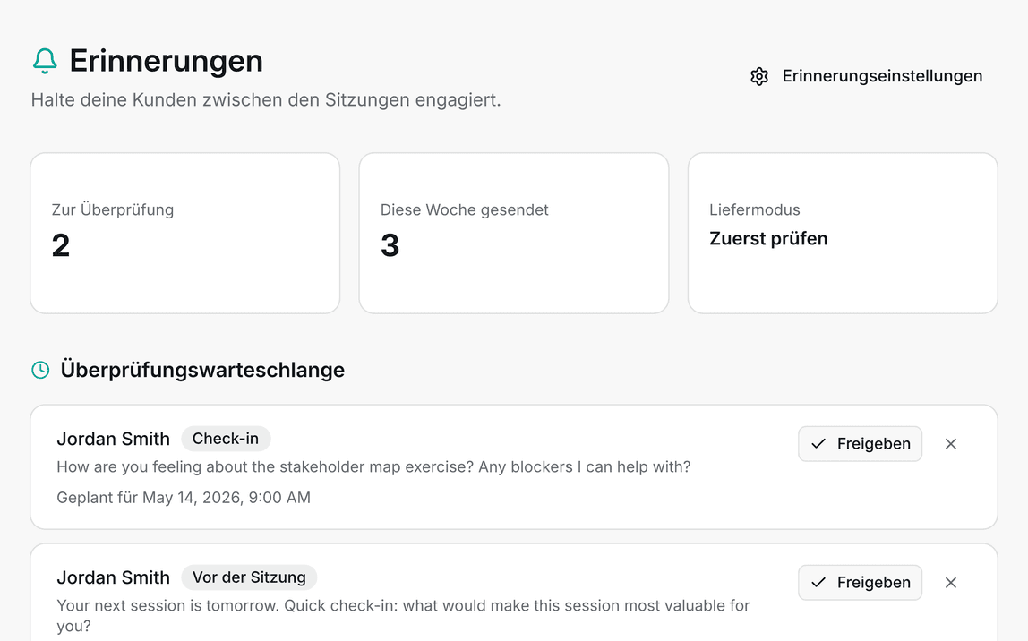 Verbindlichkeit leichter aufrechterhalten