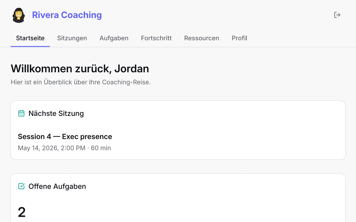 Ein Ort für die Arbeit zwischen Sitzungen